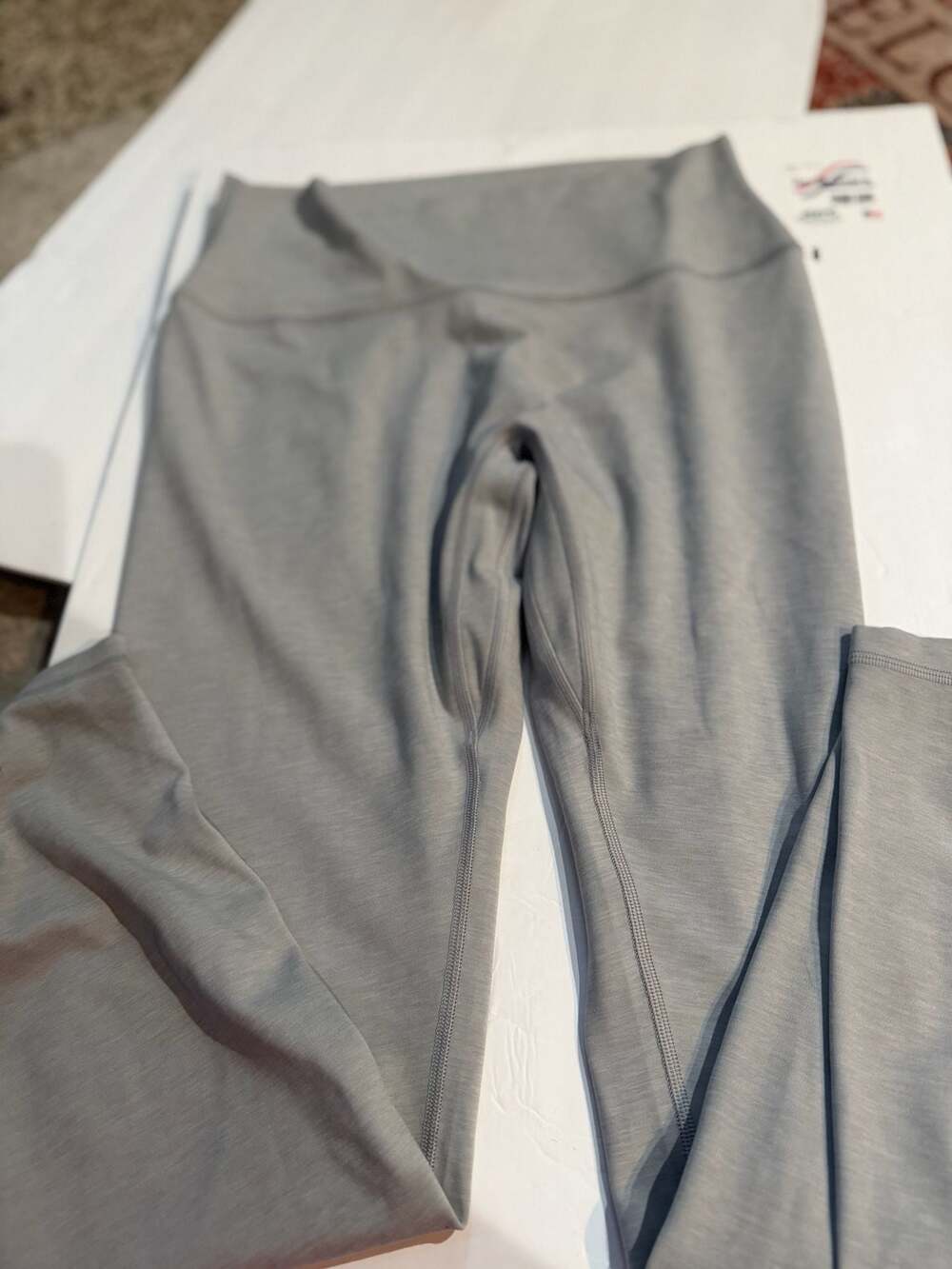 Aritzia TNA Golden High-Rise Heathered Grey Leggings